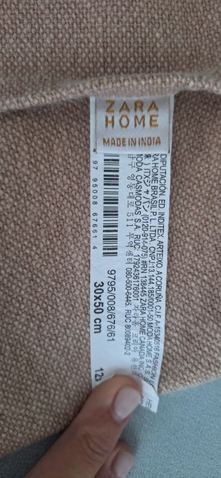 Cocines y mantas Zara Home