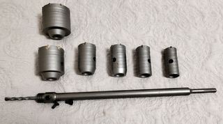 Broca corona 30/35/40/45/50/55/60/65/68/70mm.