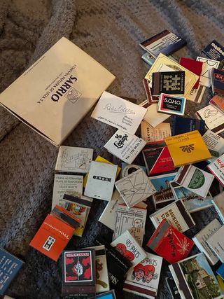 Cerillas de propaganda antiguas años 60 y 70