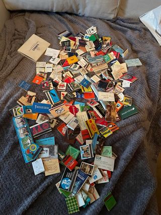 Cerillas de propaganda antiguas años 60 y 70