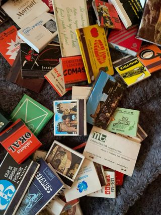 Cerillas de propaganda antiguas años 60 y 70