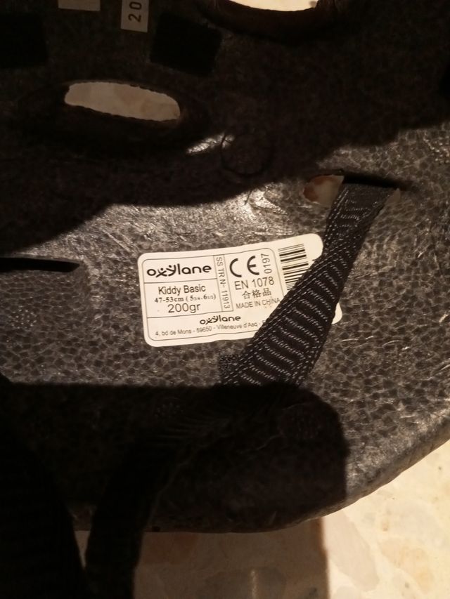 Casco bicicleta infantil