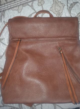 Mochila polipiel Marrón