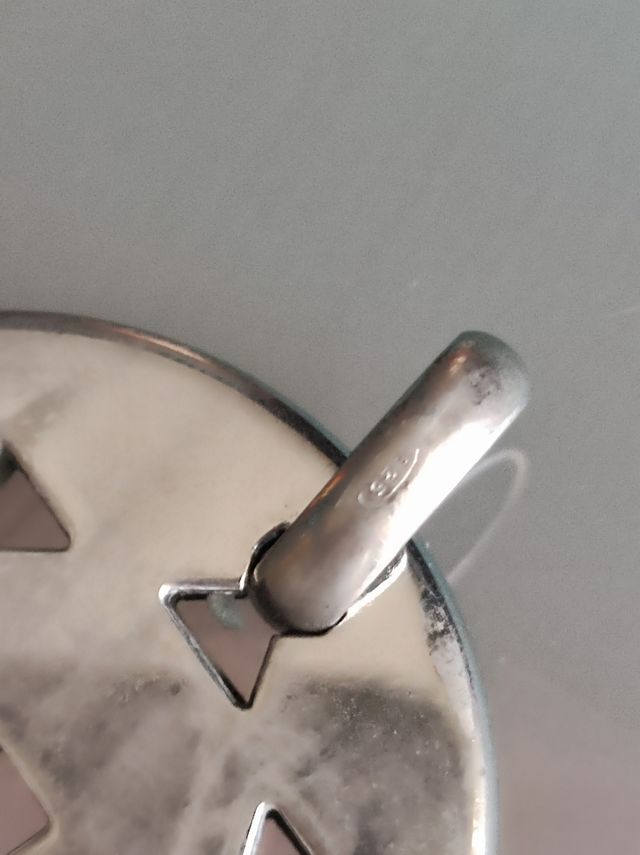 Ciondolo sole stellato argento 925