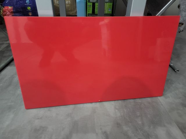 Puertas cocina rojas