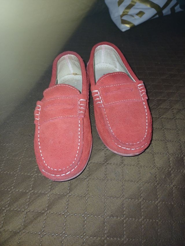 Mocasines rojos talla 30