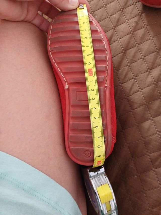 Mocasines rojos talla 30