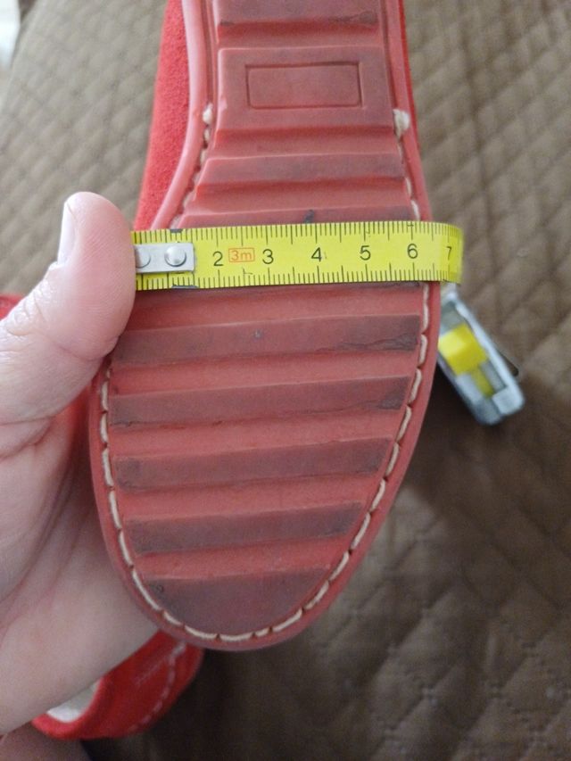Mocasines rojos talla 30