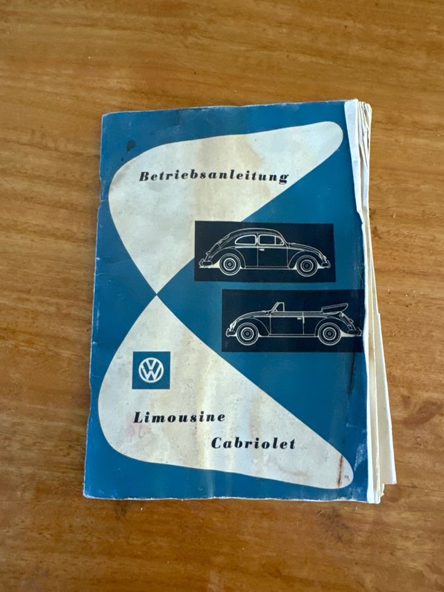 Manuale di istruzioni dello scarabeo ovale (tedesco)