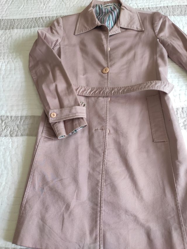 Trench Vintage Rosa palo