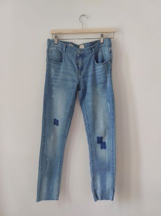 Pantalón vaquero Mango niña T 14