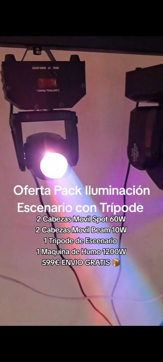 ✅️Oferta Pack Iluminación de Escenario 