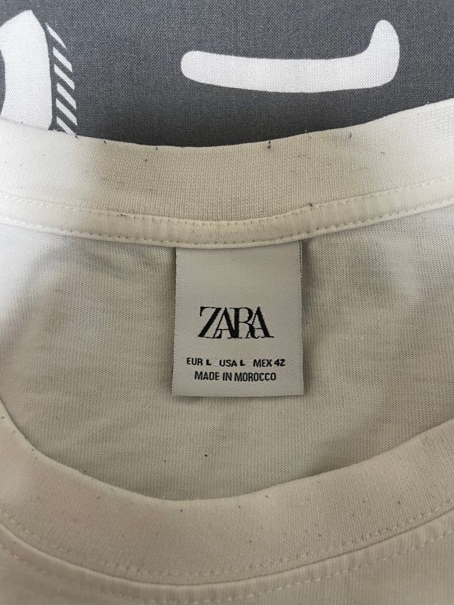 Camiseta estampada de Zara