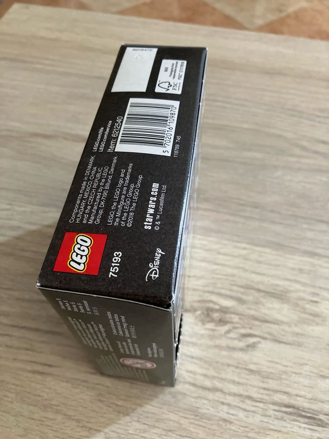 Microfighters 75193 scatola e manuale