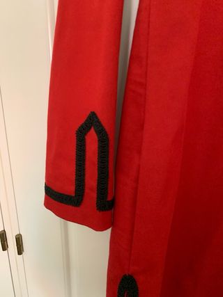 Traje medieval. popelin talla M