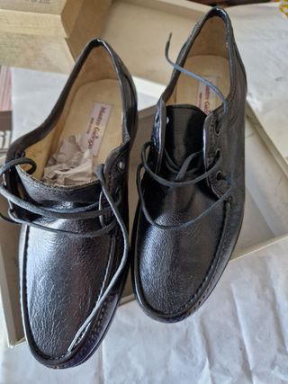 Scarpe da uomo nere in pelle misura 41