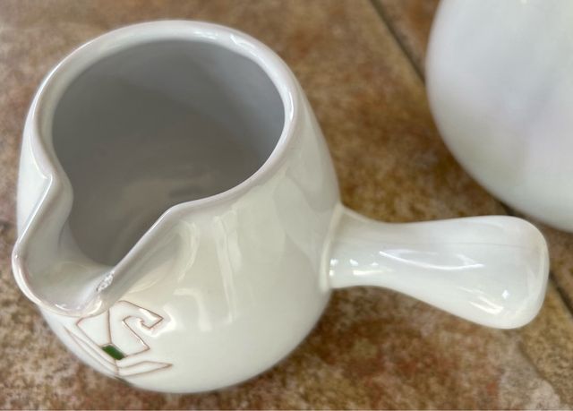 CERASARDA teiera + lattiera in ceramica sarda