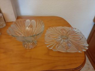 Frutero Cristal y Fuente tarta Cristal