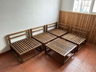 Nuovo set completo di 300 panchine da giardino Chillout