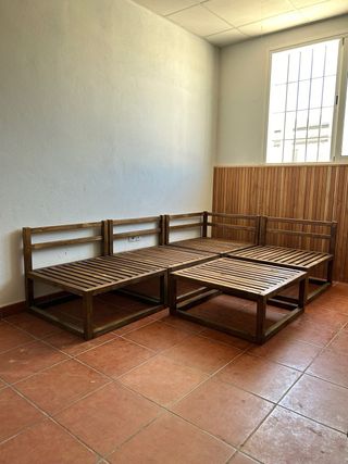 Nuovo set completo di 300 panchine da giardino Chillout