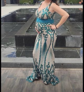 Vestido boda elastico