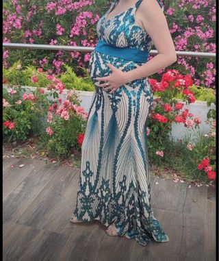 Vestido boda elastico