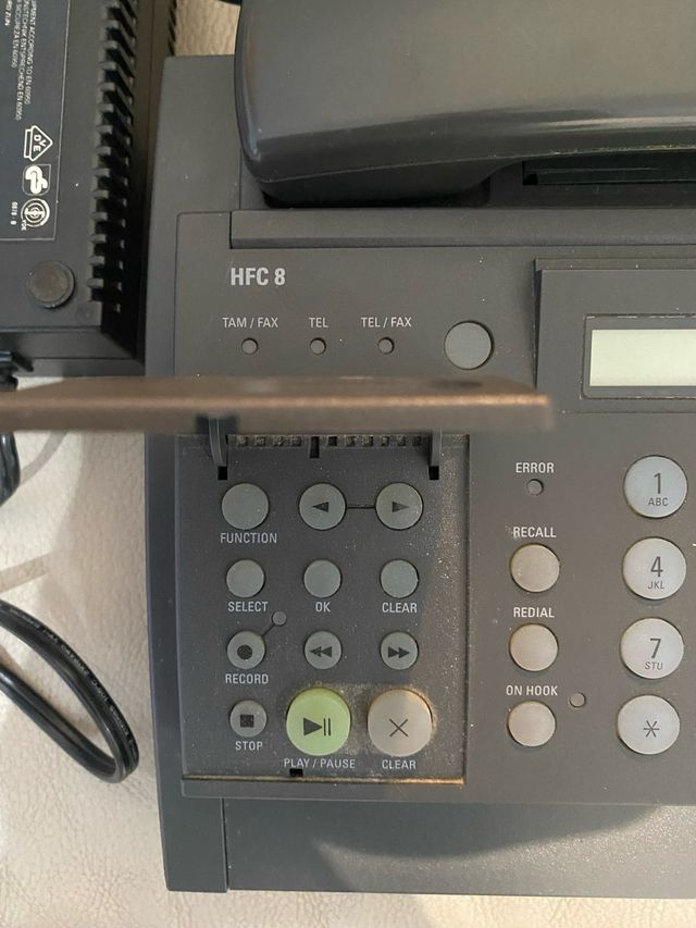 Telefono fax segreteria telefonica