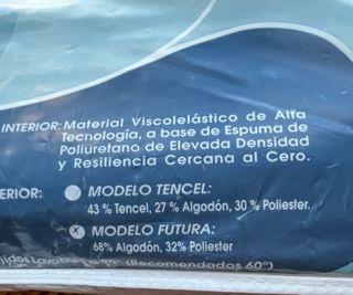 Almohada viscoelástica cervical