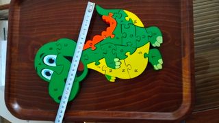 3 PUZLES DE MADERA DE ANIMALES