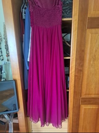 Vestido fiesta boda comunión burdeos 38