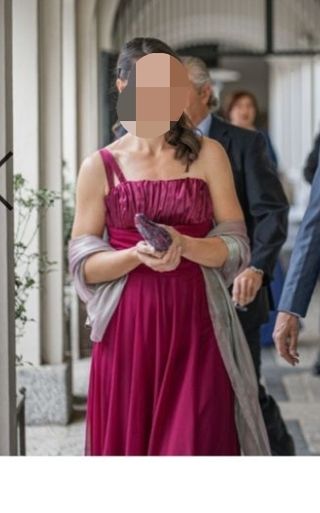 Vestido fiesta boda comunión burdeos 38