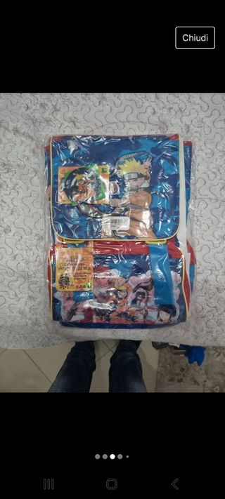 Zaino scuola naruto seven mattel nuovi 