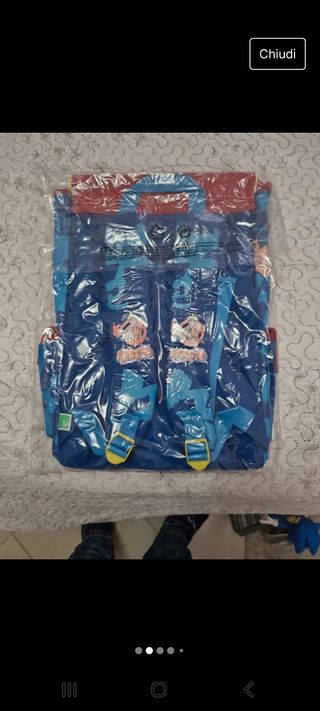 Zaino scuola naruto seven mattel nuovi 