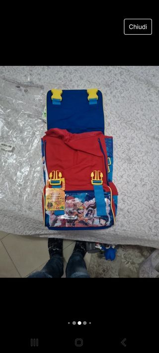 Zaino scuola naruto seven mattel nuovi 