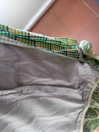 Bata flamenca cuadros