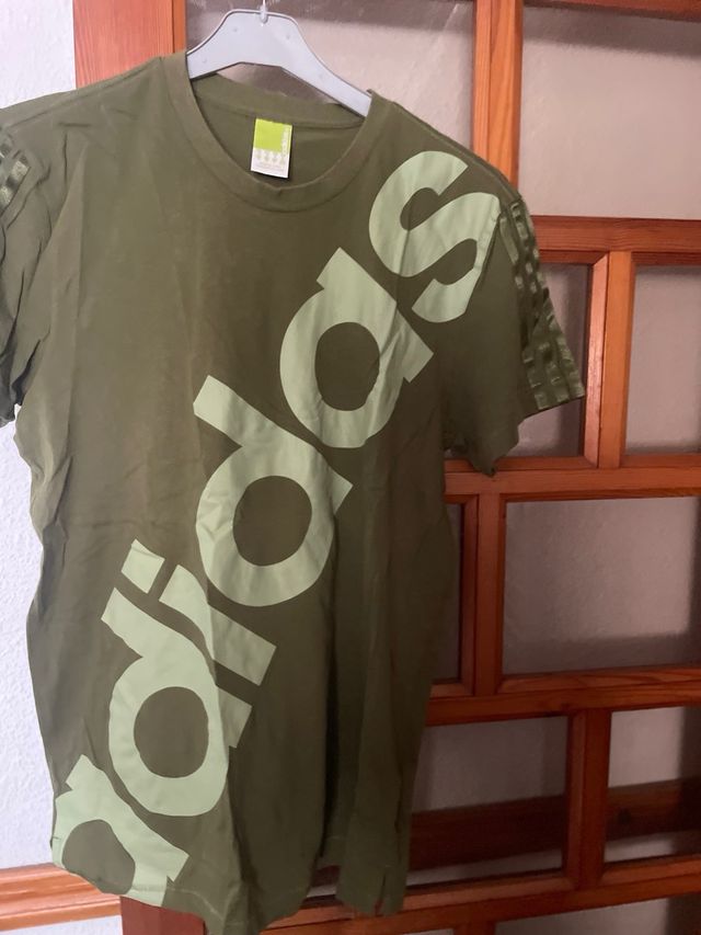 Camiseta verde caqui Adidas