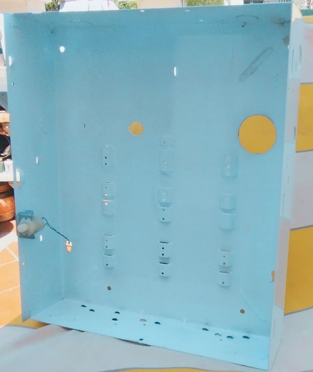 Caja metálica Panel Control sistema Segu