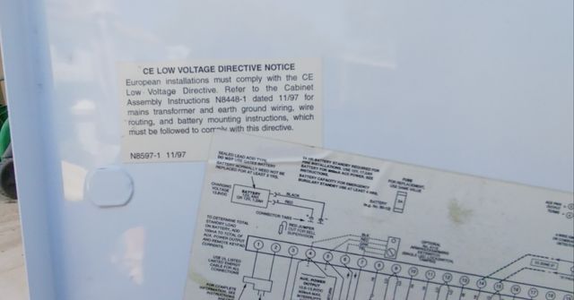 Caja metálica Panel Control sistema Segu