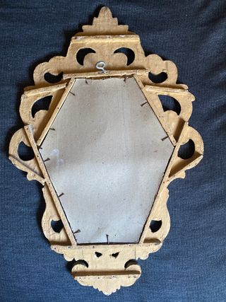 Cornucopia espejo antiguo