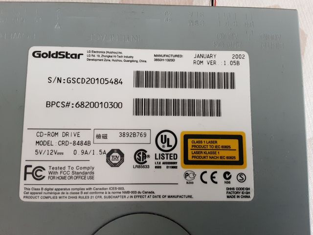 Componente computer - lettore CD-ROM