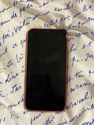 Iphone XR 128GB+ funda azul