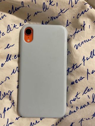 Iphone XR 128GB+ funda azul
