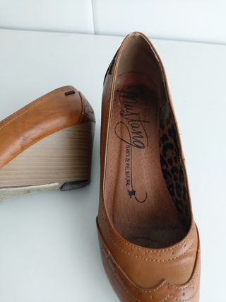 Zapatos plataforma mustang 