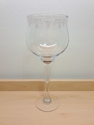 Calice grande decorativo con greca