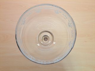 Calice grande decorativo con greca