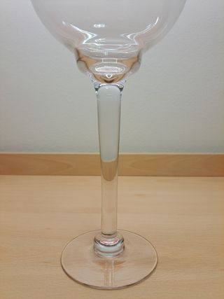 Calice grande decorativo con greca