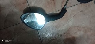 2 Espejos y escape Peugeot  buxy49cc