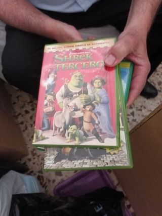 Trilogía shrek 3 peliculas