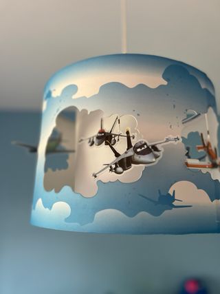 Lampara infantil aviones
