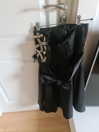 Vestido negro fiesta o evento 
